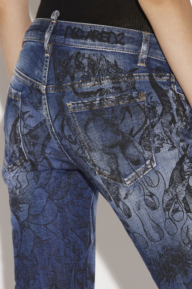 Dsquared2 | D2 Style Sex Garden Wash Jennifer Cropped Jeans