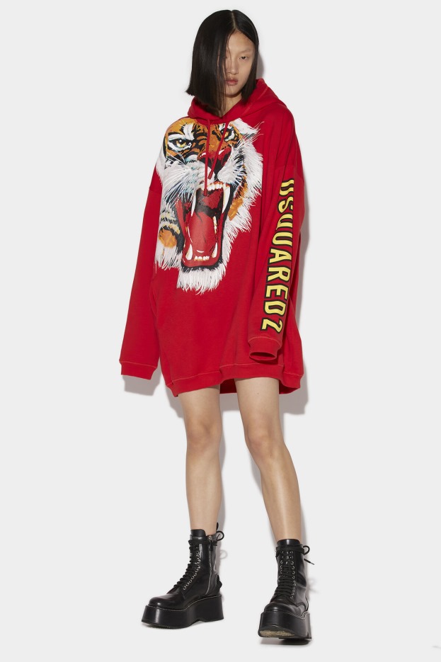 Dsquared2 | D2 Style D2 Tiger Sweatdress