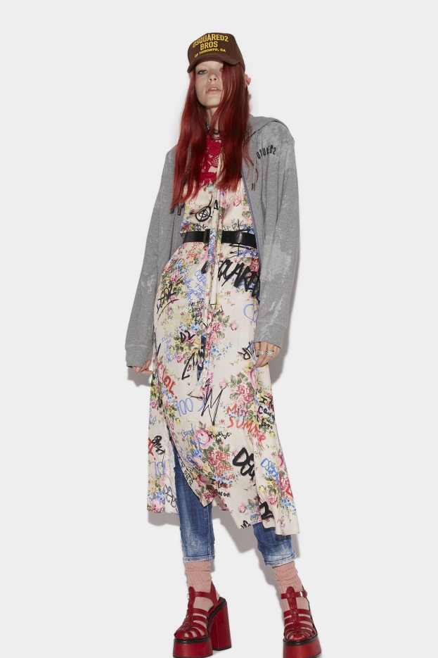 Dsquared2 | D2 Style Scarf Longuette Dress