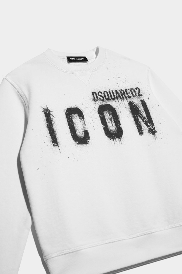 Dsquared2 | D2 Style D2Kids Icon Spray Sweatshirt BLACK