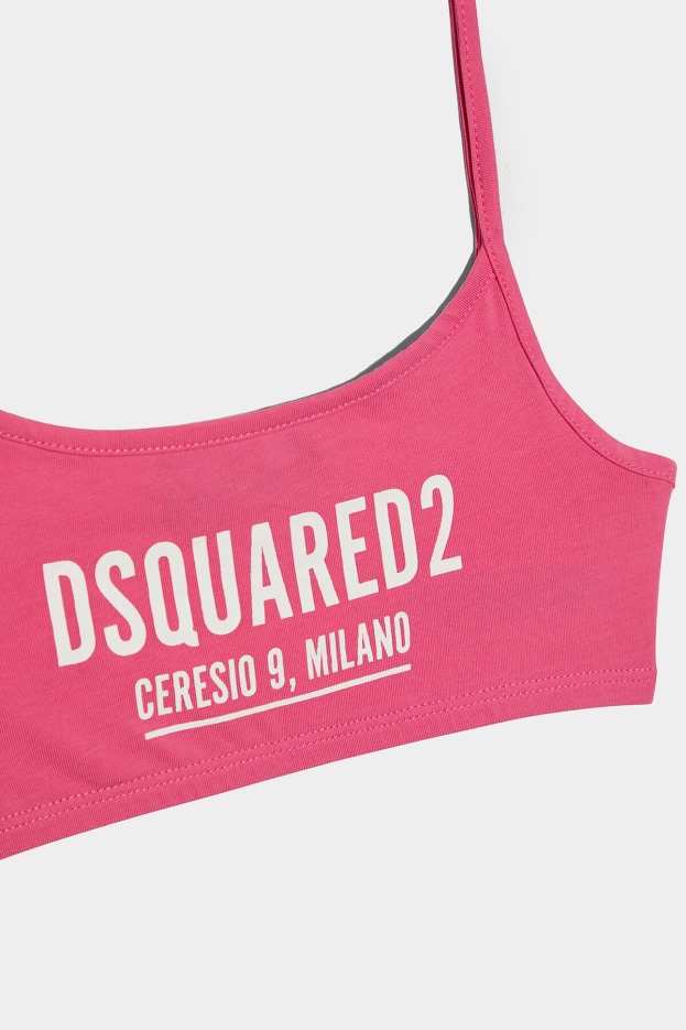 Dsquared2 | D2 Style BLACK D2 Kids Sports Bra