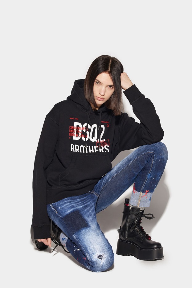 Dsquared2 | D2 Style RED Dsq2 Bro Hoodie