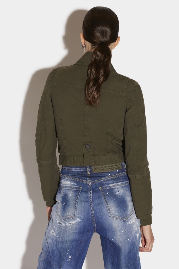 Dsquared2 | D2 Style Maxi Pocket Zip Jacket D2 GREEN