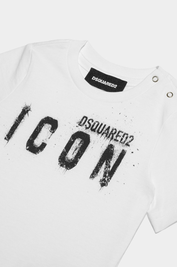 Dsquared2 | D2 Style D2Kids Icon Spray T-Shirt WHITE