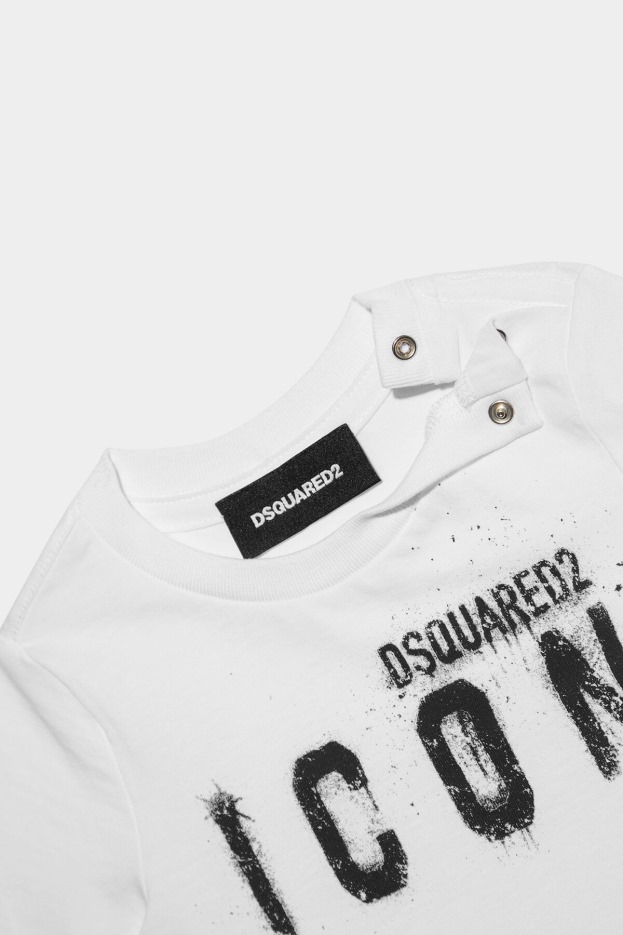 Dsquared2 | D2 Style D2Kids Icon Spray T-Shirt WHITE