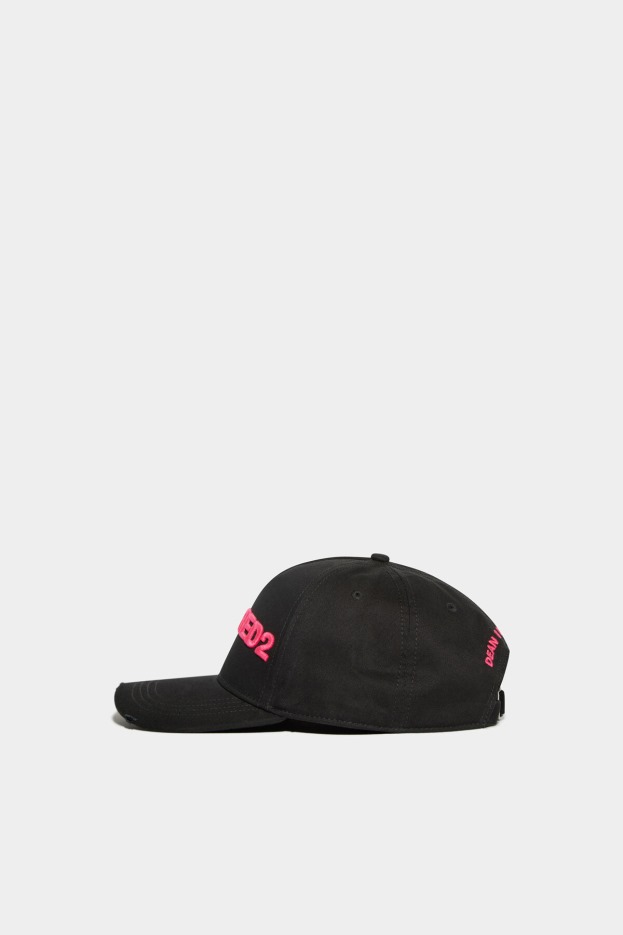 Dsquared2 Logo Baseball Cap D2 BLACK