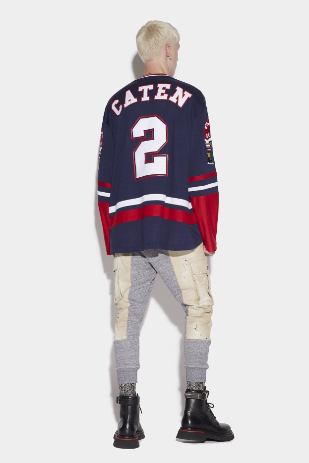 Dsquared2 | D2 Style Caten Hockey Long Sleeve T-Shirt