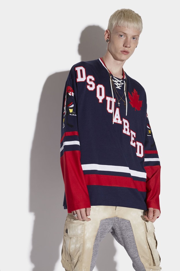 Dsquared2 | D2 Style Caten Hockey Long Sleeve T-Shirt