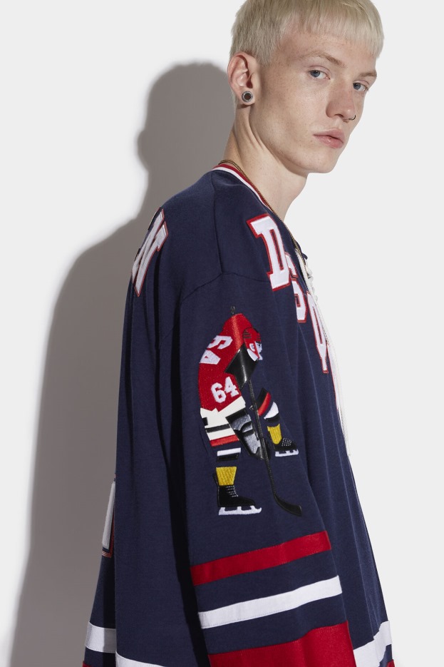 Dsquared2 | D2 Style Caten Hockey Long Sleeve T-Shirt