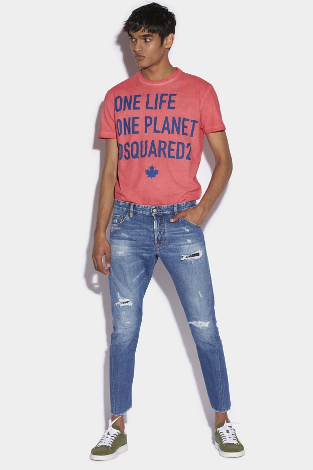 Dsquared2 | D2 Style Green Tab Partially Organic Cotton Sexy Twist Jeans