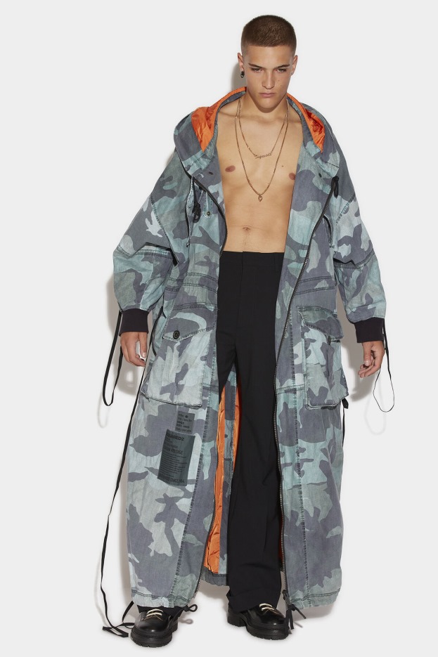 Dsquared2 | D2 Style Zip Cargo Long Parka