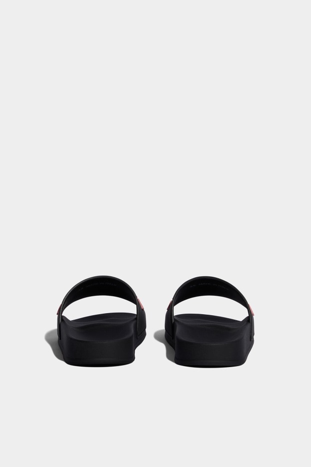 Dsquared2 Logo Slides RED/BLACK