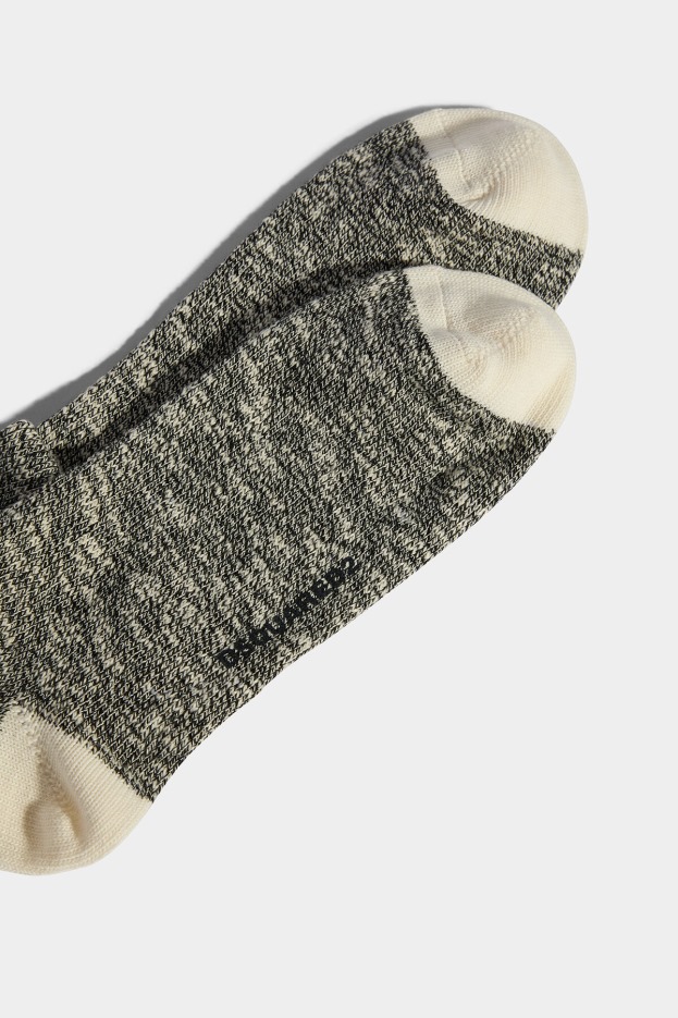 Dsquared2 | D2 Style Black Mouline Mid-Crew Socks
