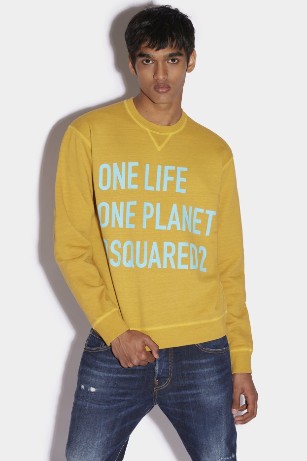 Dsquared2 | D2 Style One Life Organic Cotton Cool Sweatshirt BROWN