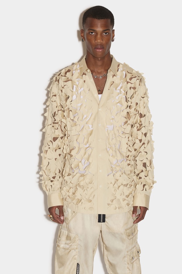 Dsquared2 | D2 Style Dropped Shoulder Shirt D2 IVORY