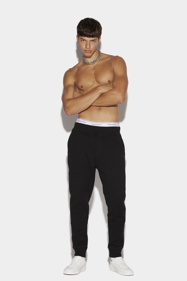 Dsquared2 | D2 Style WHITE/FANTASY Icon Spray Ski Joggers