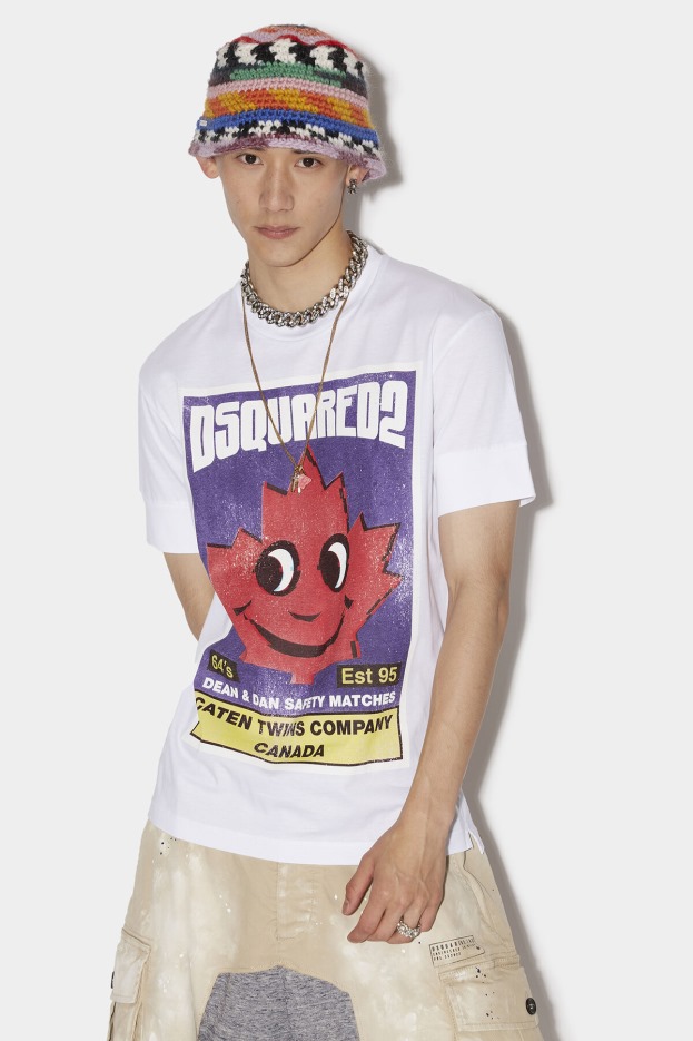 Dsquared2 | D2 Style Smiling Leaf Ibra T-Shirt