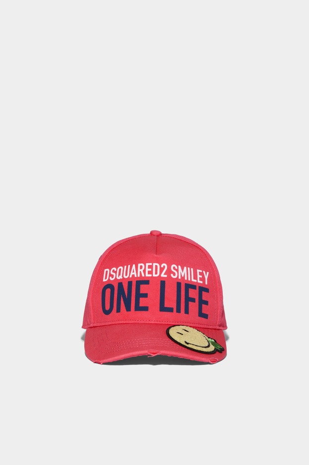 Dsquared2 | D2 Style Smiley Organic Cotton Baseball Cap D2