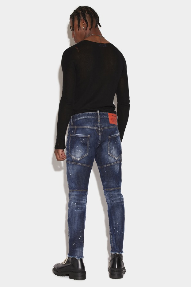 Dsquared2 | D2 Style Dark Milky Way Wash Tidy Biker Jeans