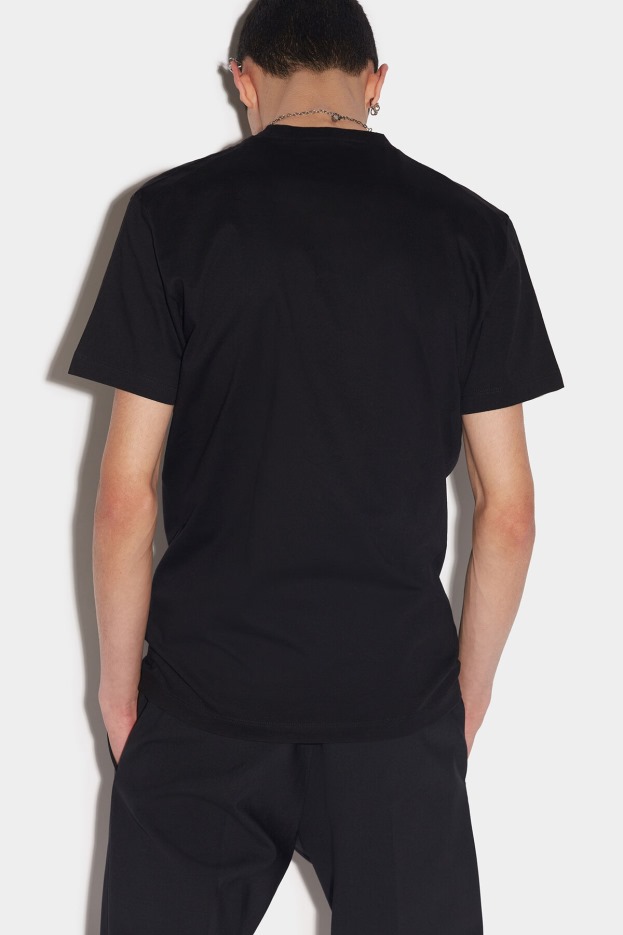 Dsquared2 | D2 Style WHITE/BLACK Mini Logo Ceresio 9 T-Shirt D2 WHITE