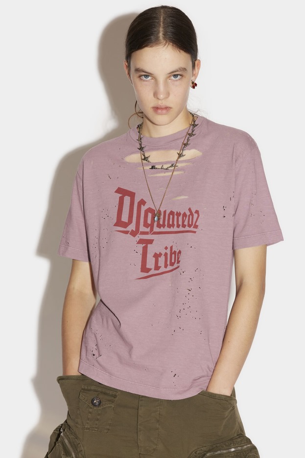 Dsquared2 | D2 Style D2Tribe Destroy T-Shirt