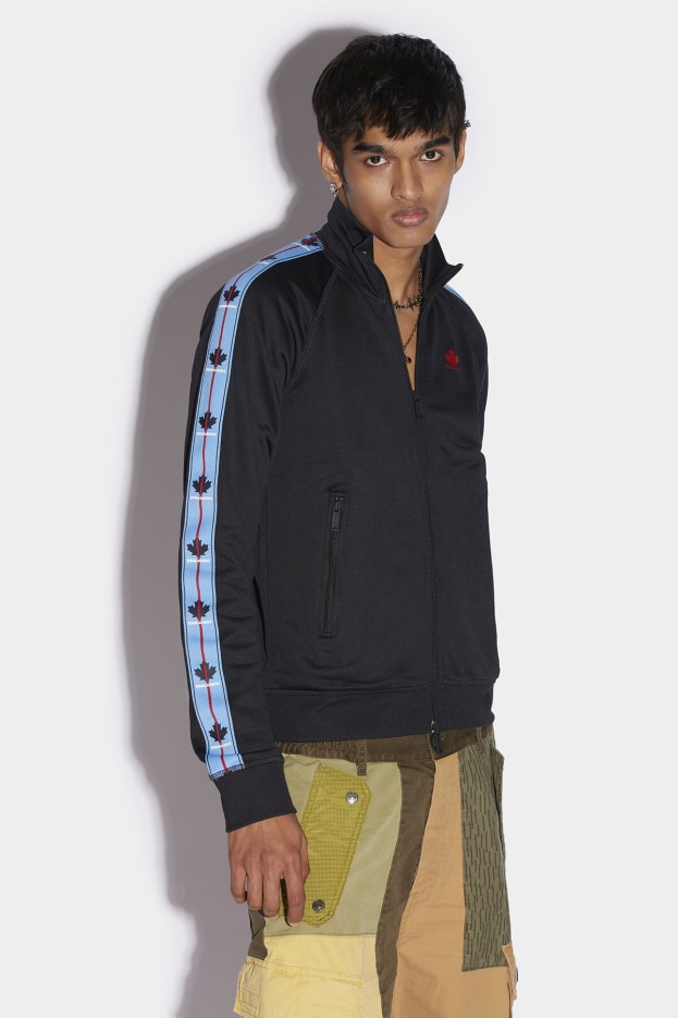 Dsquared2 | D2 Style Leaf Tape Zip Sweater