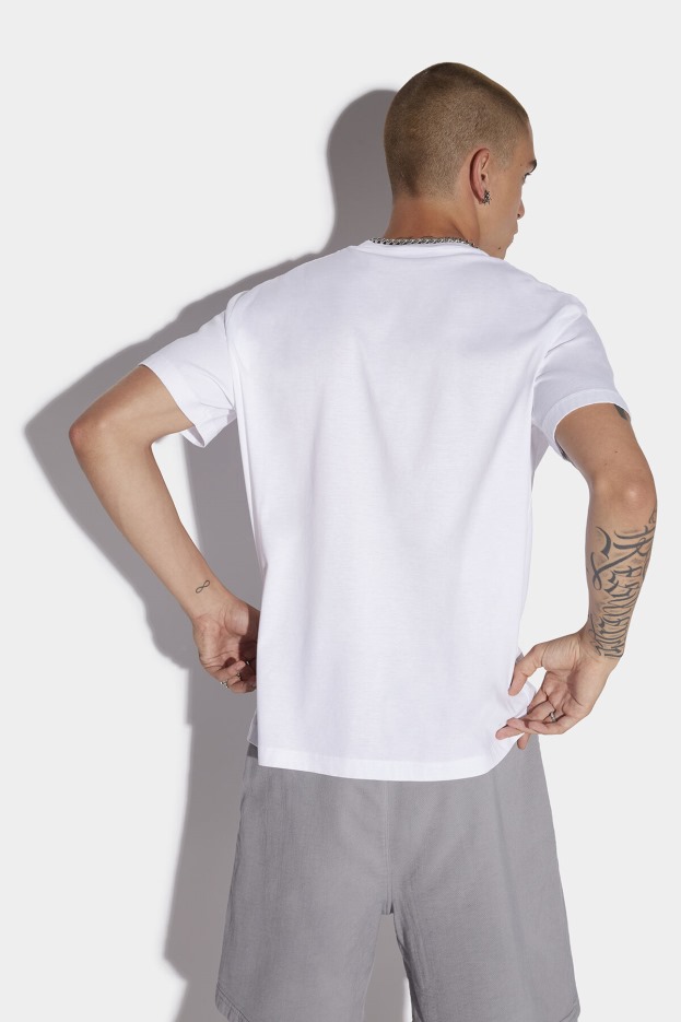 Dsquared2 | D2 Style Mini Dsq2 Box T-Shirt WHITE/BLACK