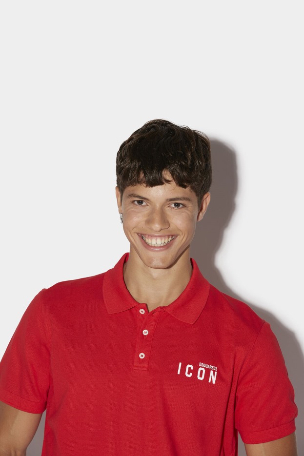 Dsquared2 | D2 Style Be Icon Polo WHITE/RED