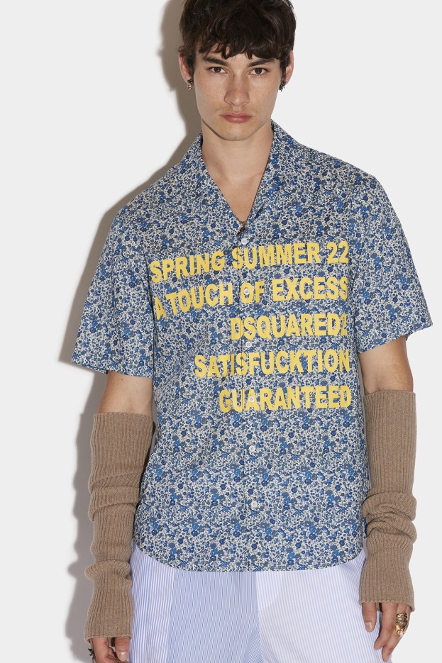 Dsquared2 | D2 Style Bowling Shirt D2 FANTASY