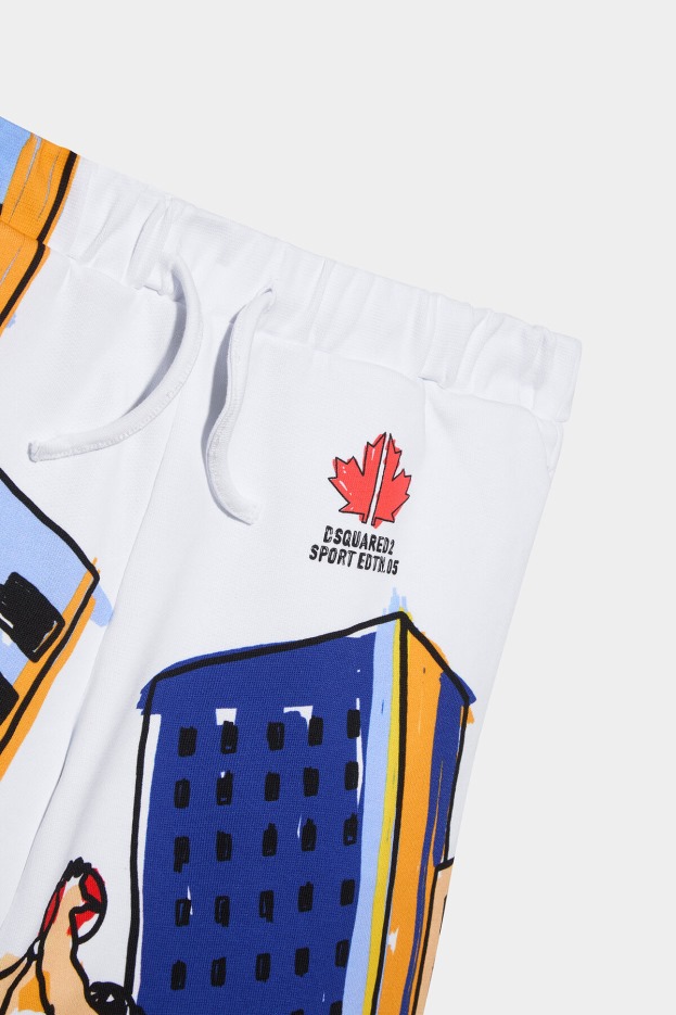 Dsquared2 White Kids Shorts