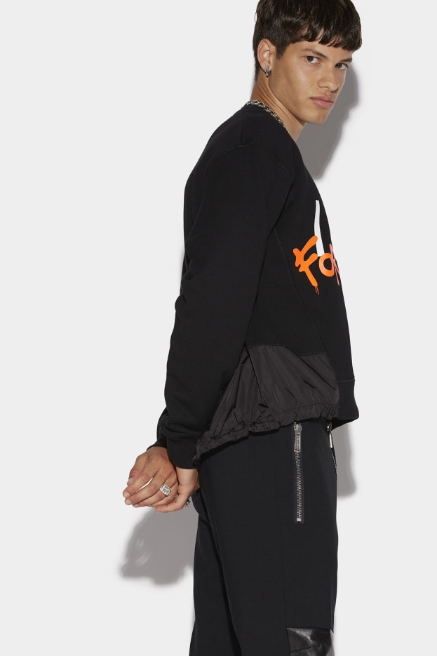 Dsquared2 | D2 Style Icon Forever Sweatshirt WHITE/BLACK