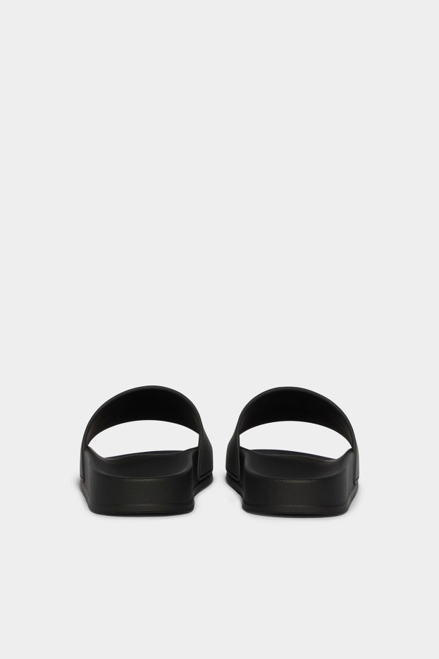 Dsquared2 Slides BLACK D2 BLACK