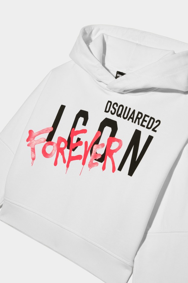 Dsquared2 | D2 Style D2Kids Hoodie WHITE
