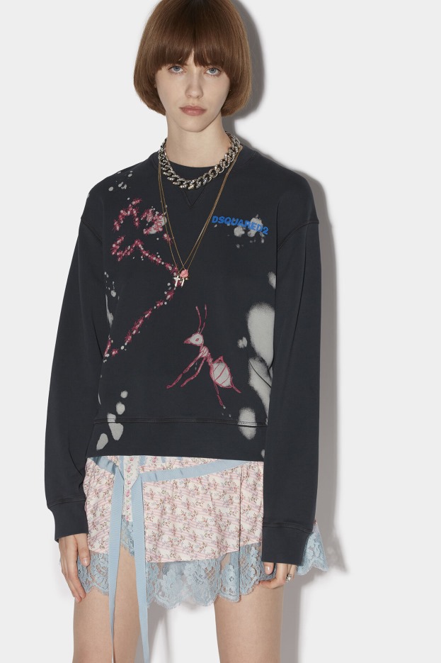 Dsquared2 | D2 Style Bleached Leaf Sweater