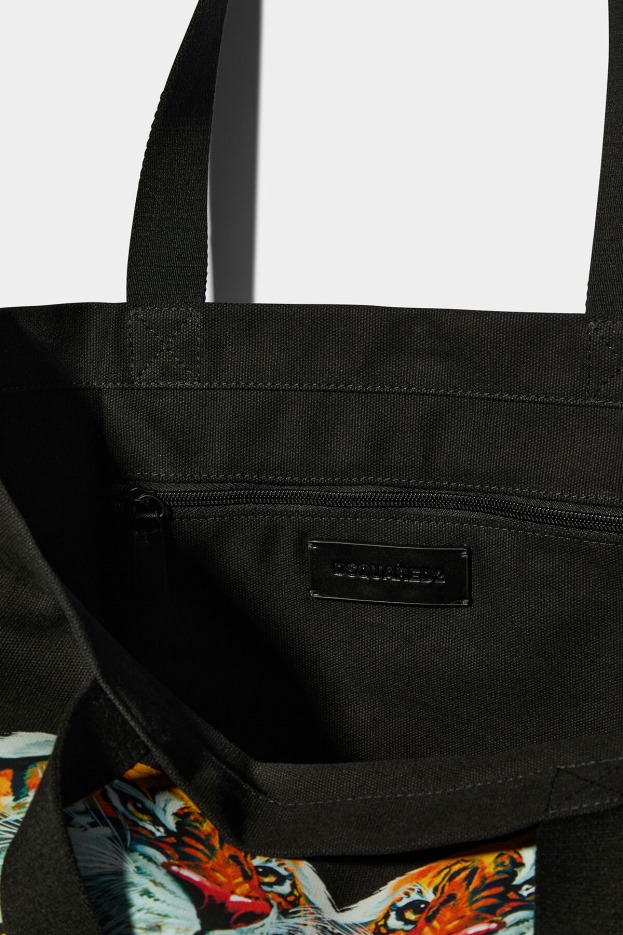 Dsquared2 | D2 Style Chinese NY Shopping Bag D2 BLACK